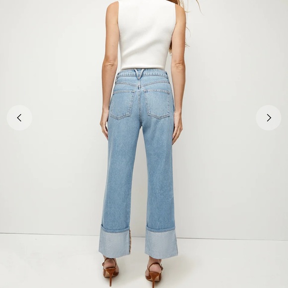 NWT Veronica Beard Dylan High Rise Straight Jean - Picture 4 of 4